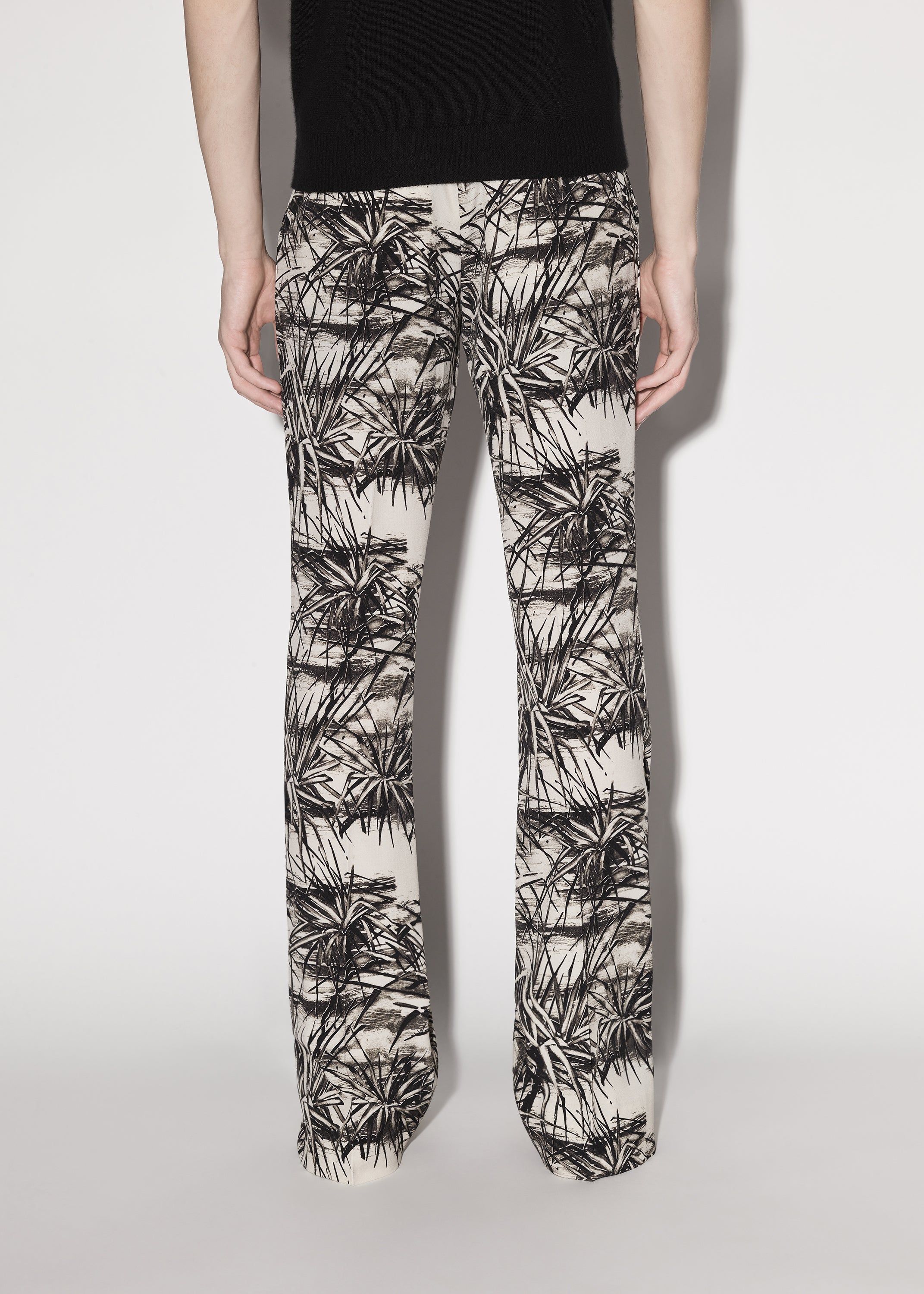FLORAL ALOHA SLASH FLARE TROUSER - ALABASTER sold by AMIRI product image thumbnail 4