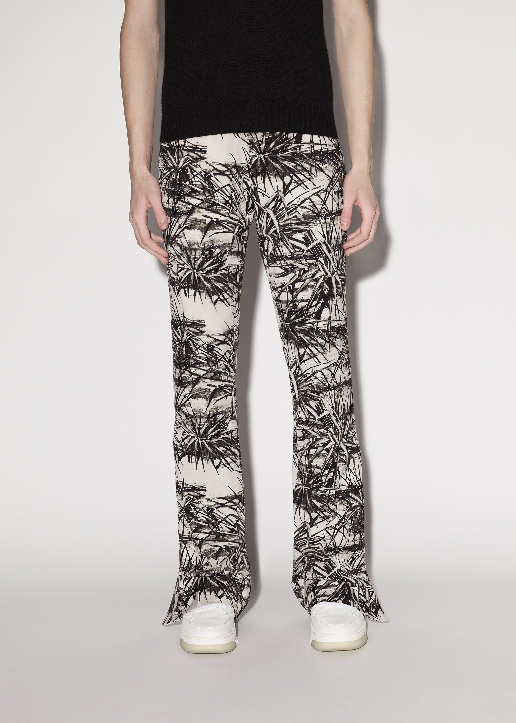 FLORAL ALOHA SLASH FLARE TROUSER - ALABASTER sold by AMIRI product image thumbnail 2
