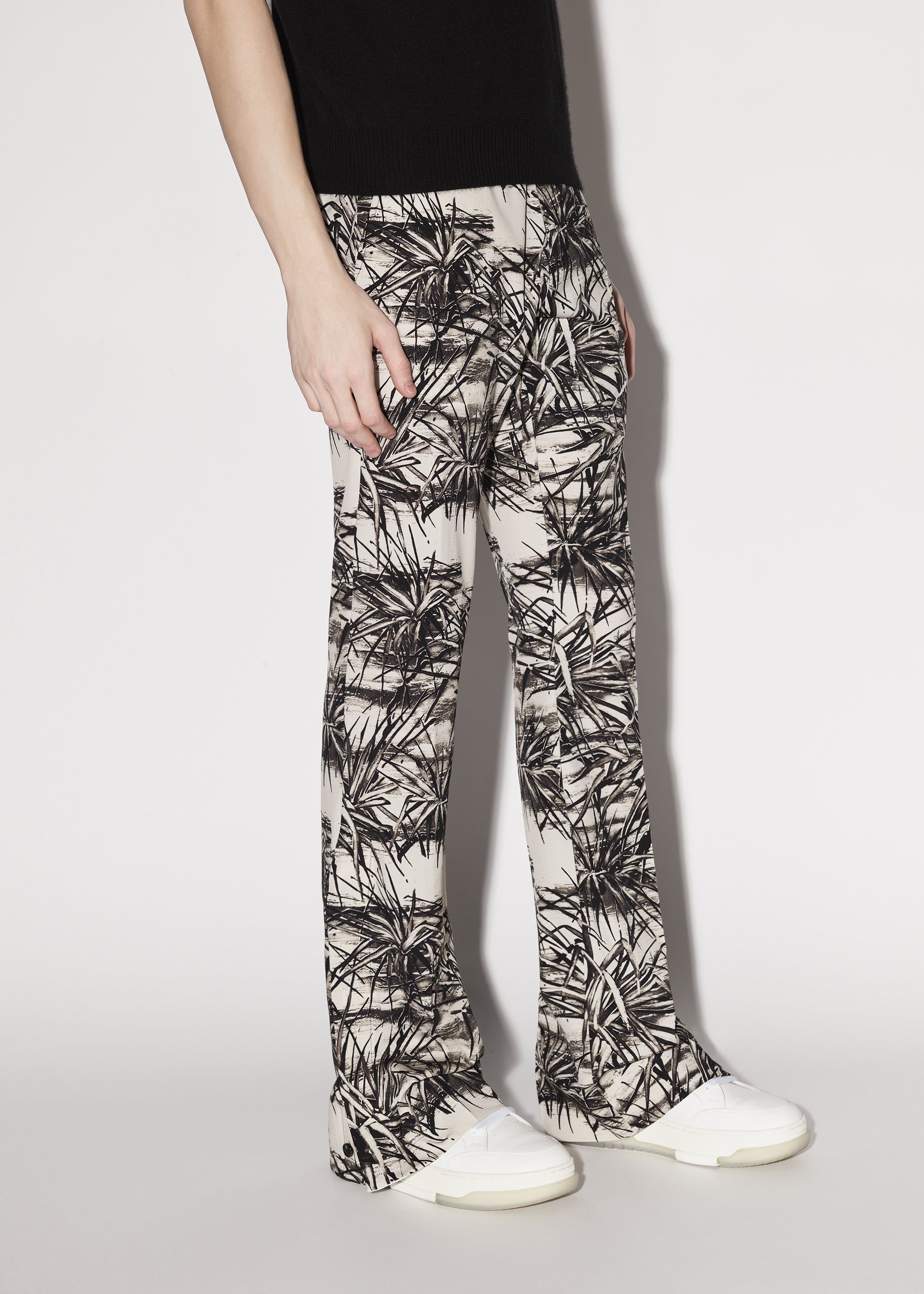 FLORAL ALOHA SLASH FLARE TROUSER - ALABASTER sold by AMIRI product image thumbnail 3