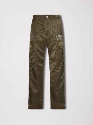 PARACHUTE PANTS - SAGE made by AMIRI