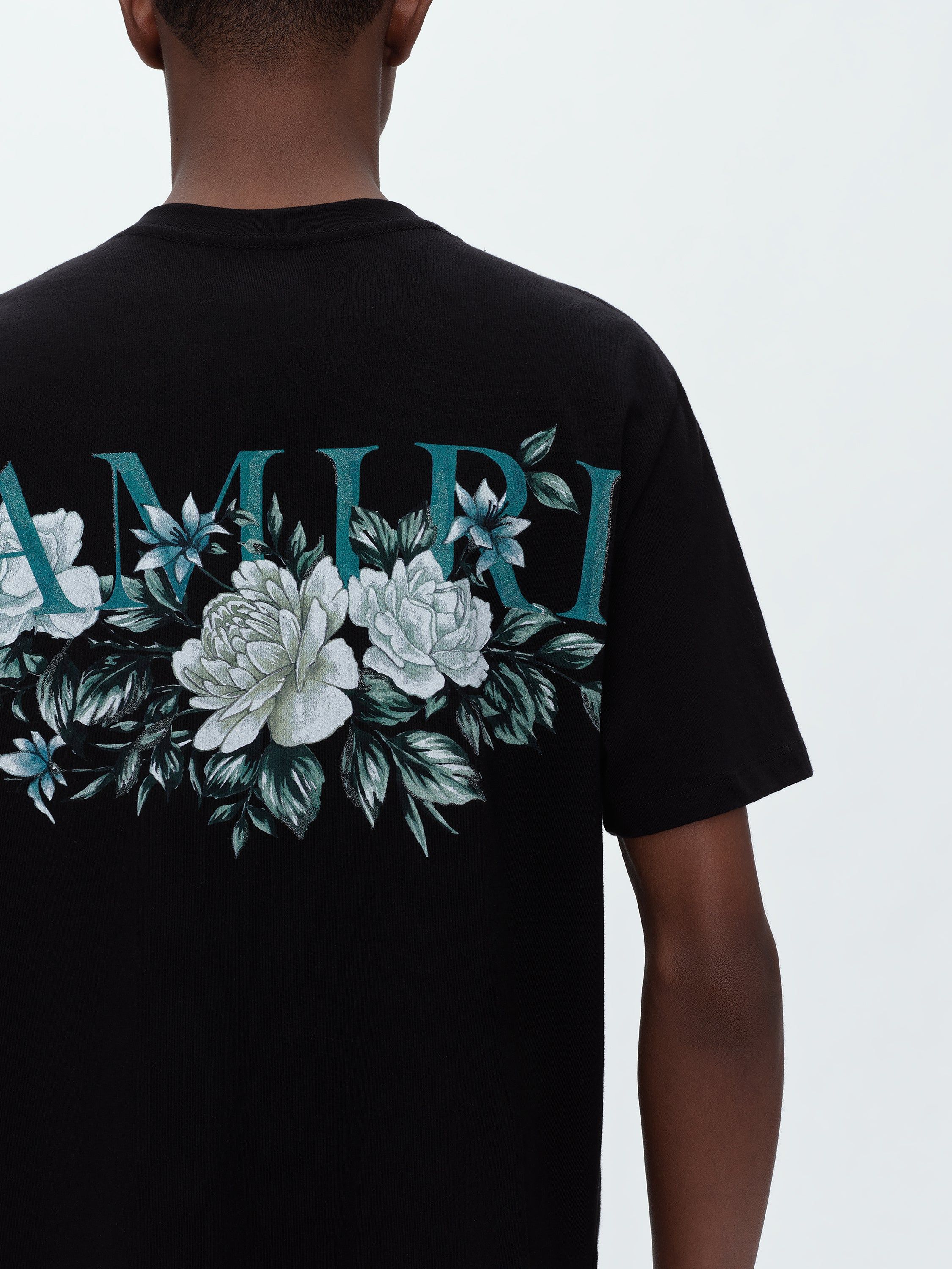 FLORAL AMIRI LOGO TEE - BLACK sold by AMIRI product image thumbnail 7