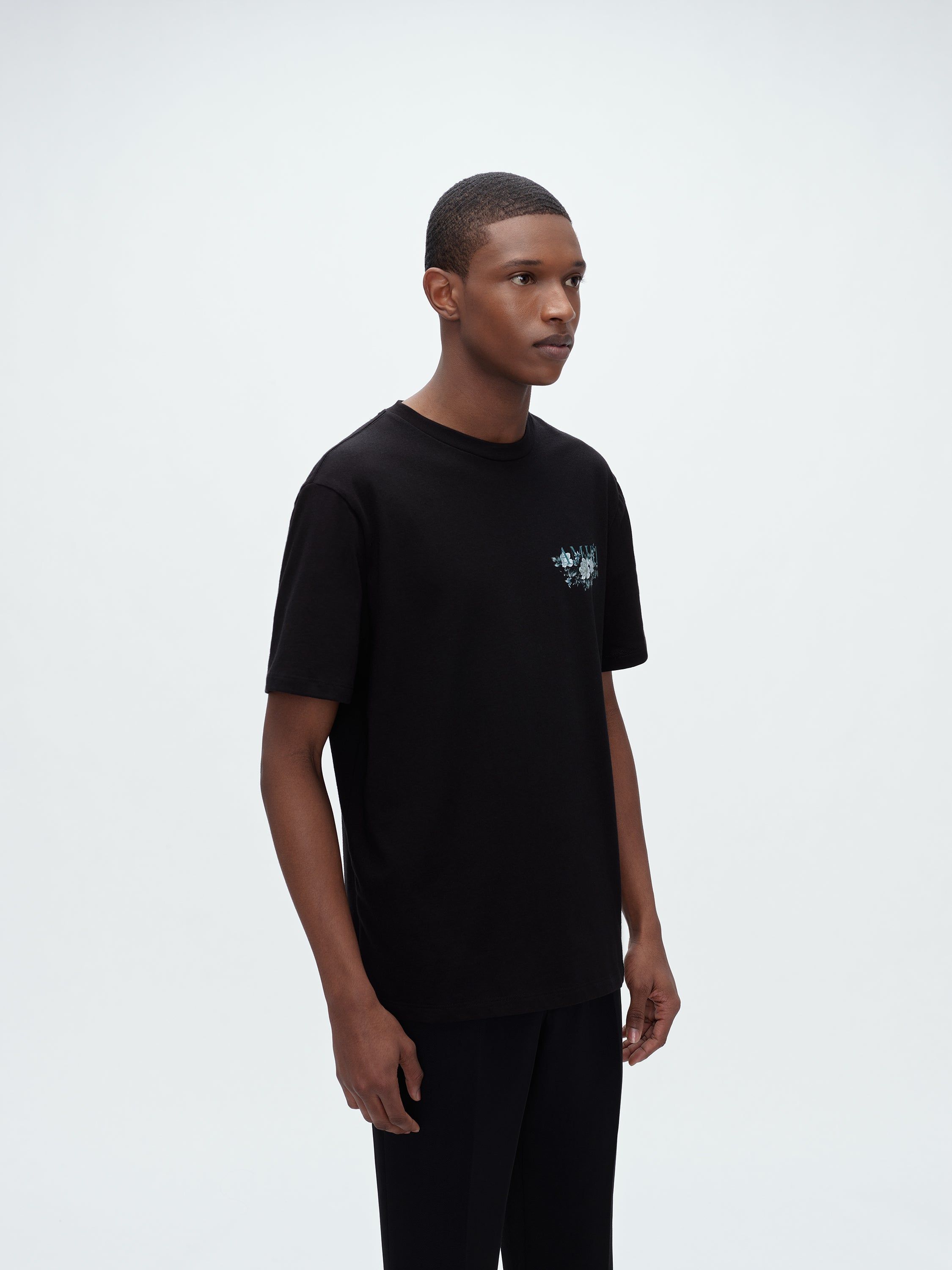 FLORAL AMIRI LOGO TEE - BLACK sold by AMIRI product image thumbnail 4