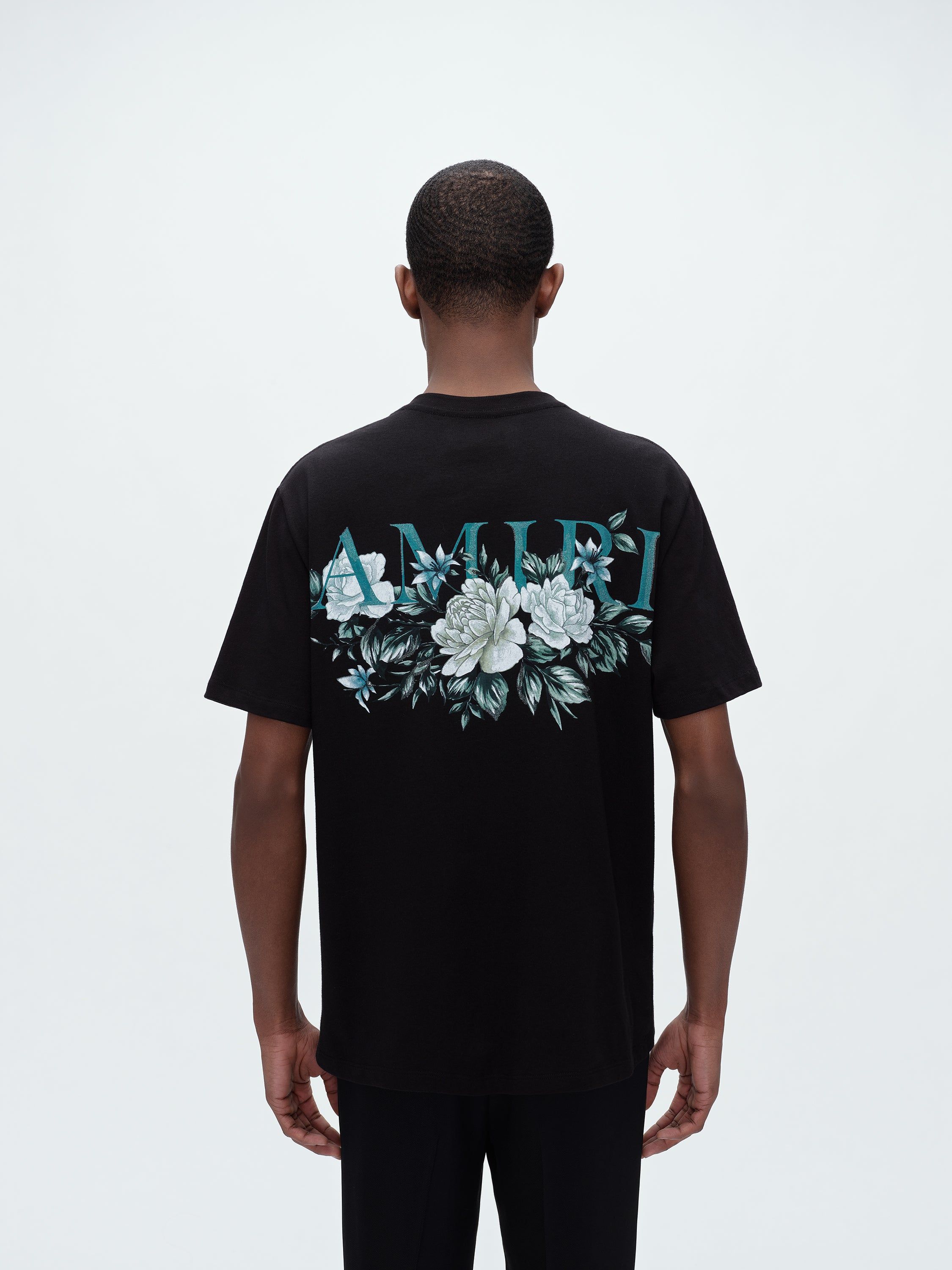 FLORAL AMIRI LOGO TEE - BLACK sold by AMIRI product image thumbnail 5
