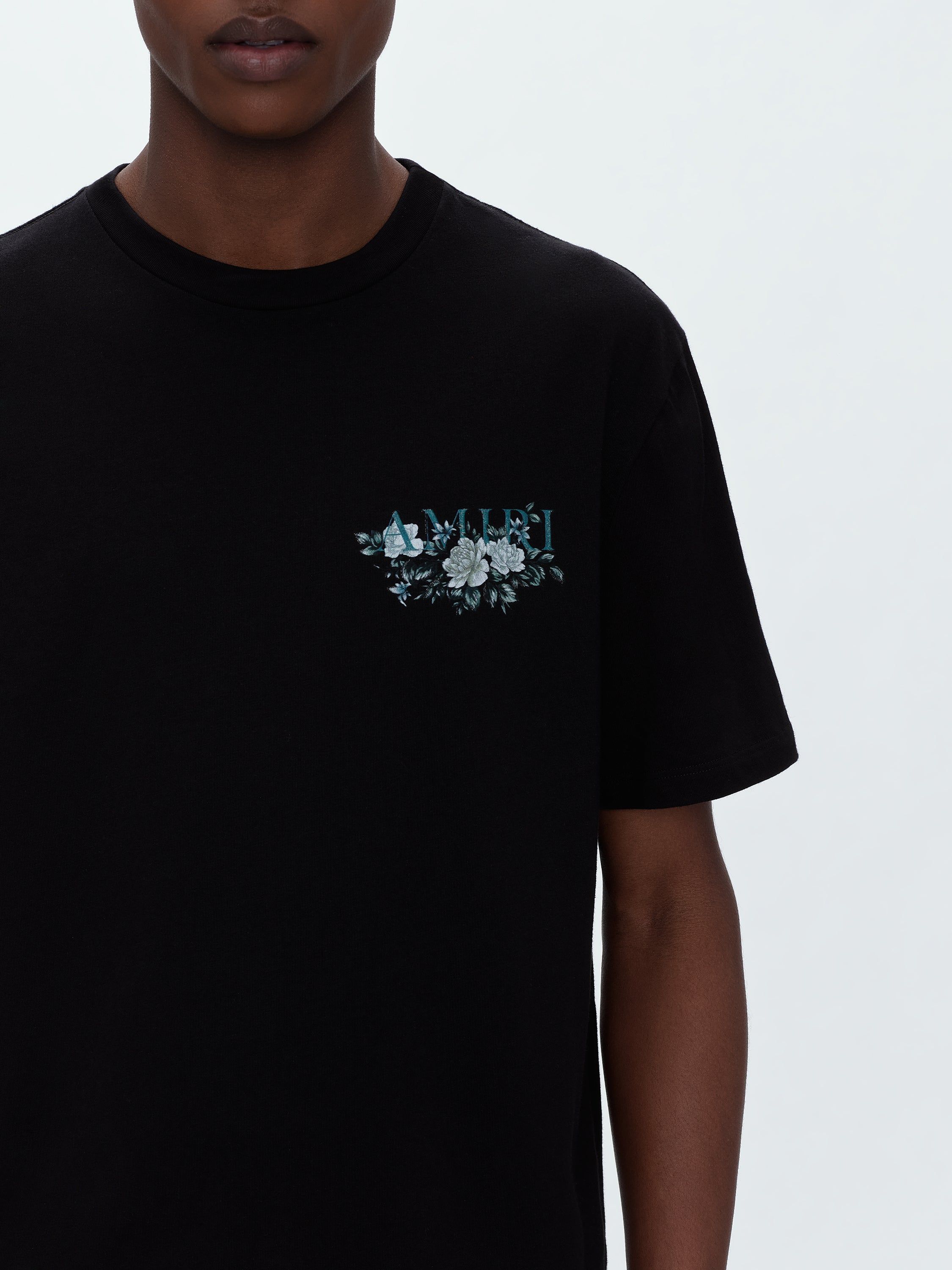 FLORAL AMIRI LOGO TEE - BLACK sold by AMIRI product image thumbnail 6