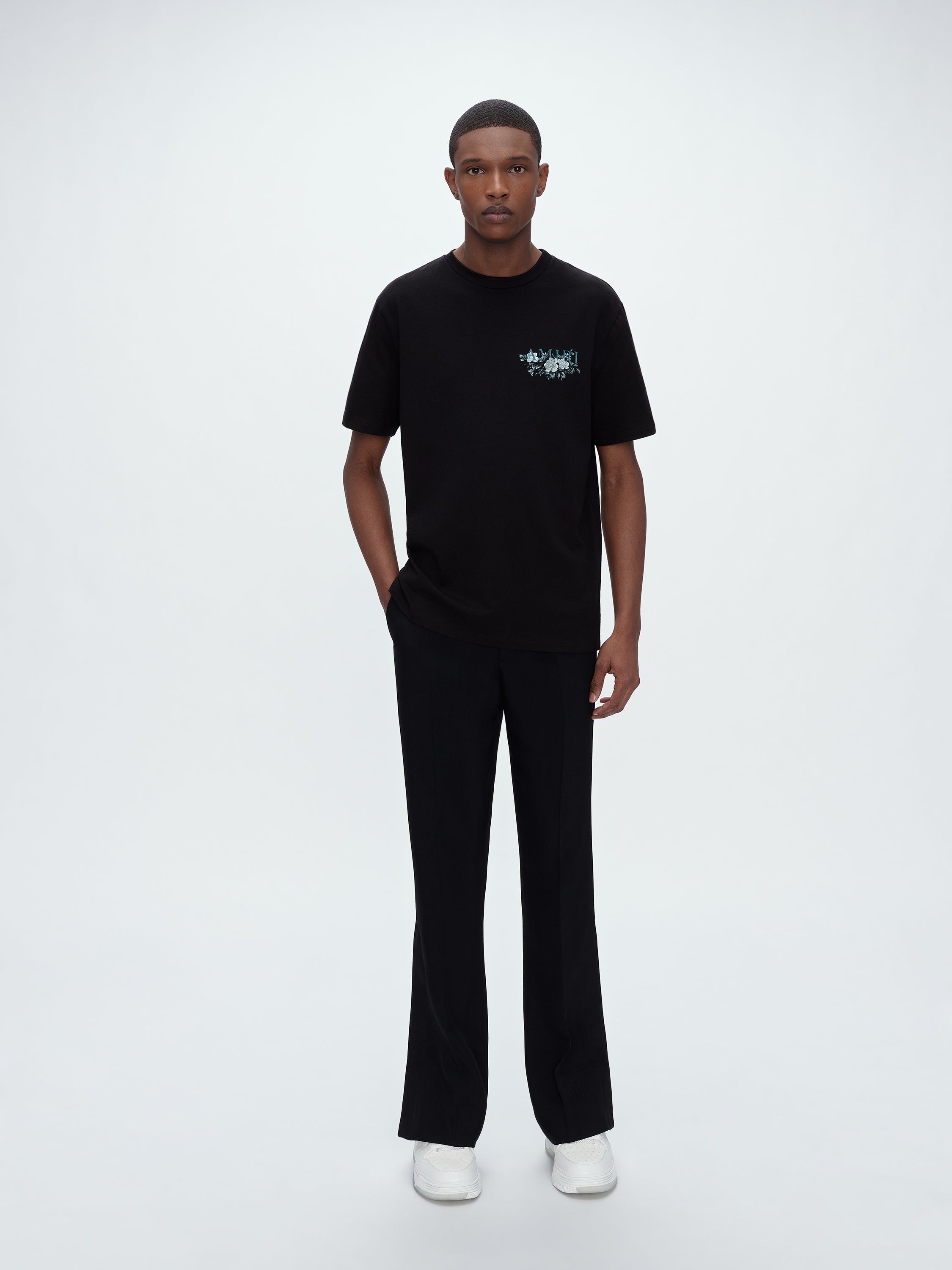 FLORAL AMIRI LOGO TEE - BLACK sold by AMIRI product image thumbnail 3