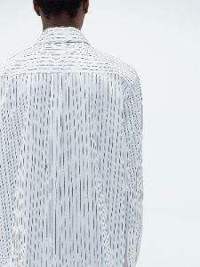 AMIRI SCRIPT POPLIN SHIRT - WHITE sold by AMIRI