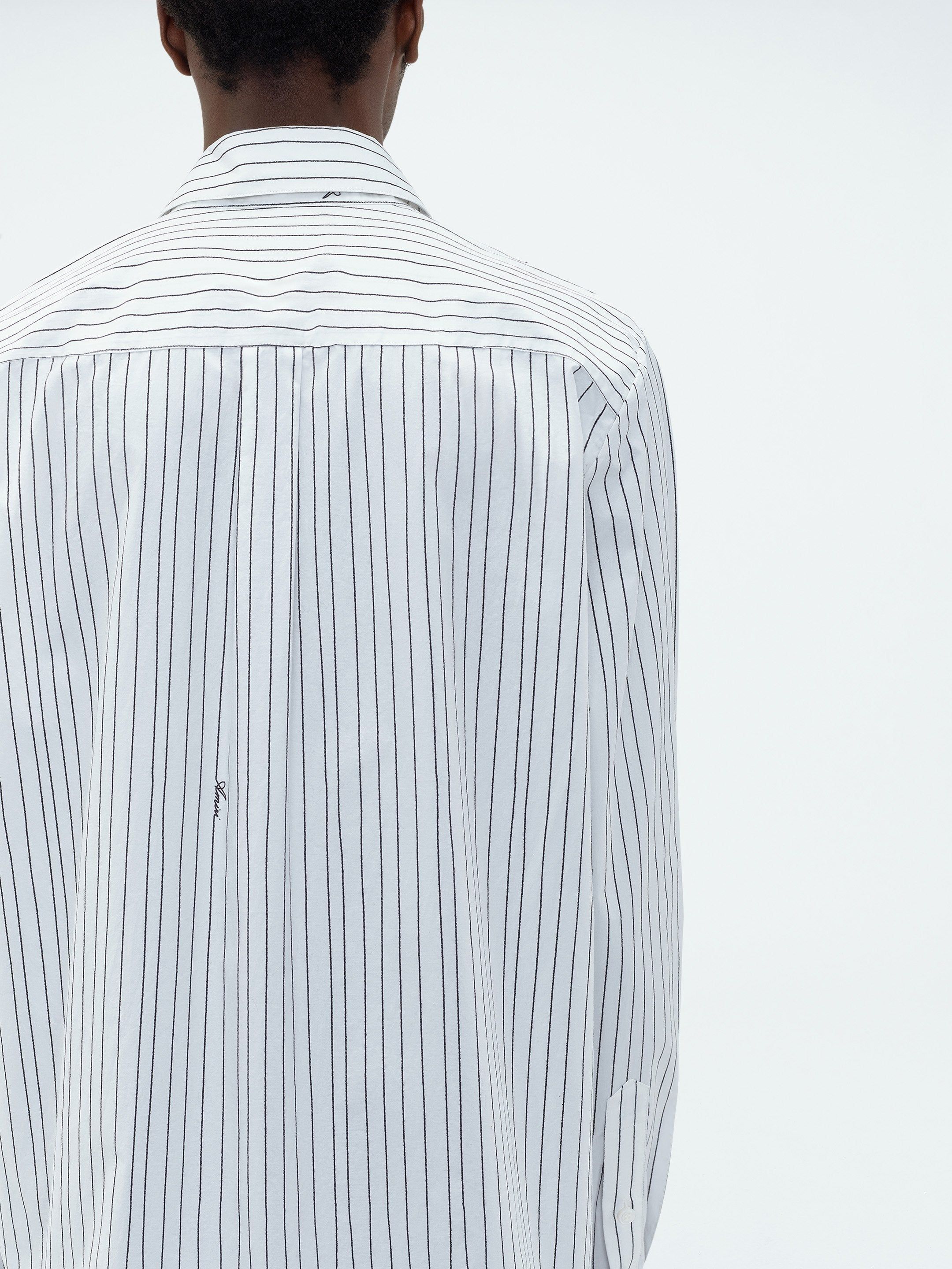 AMIRI SCRIPT POPLIN SHIRT - WHITE sold by AMIRI product image thumbnail 7