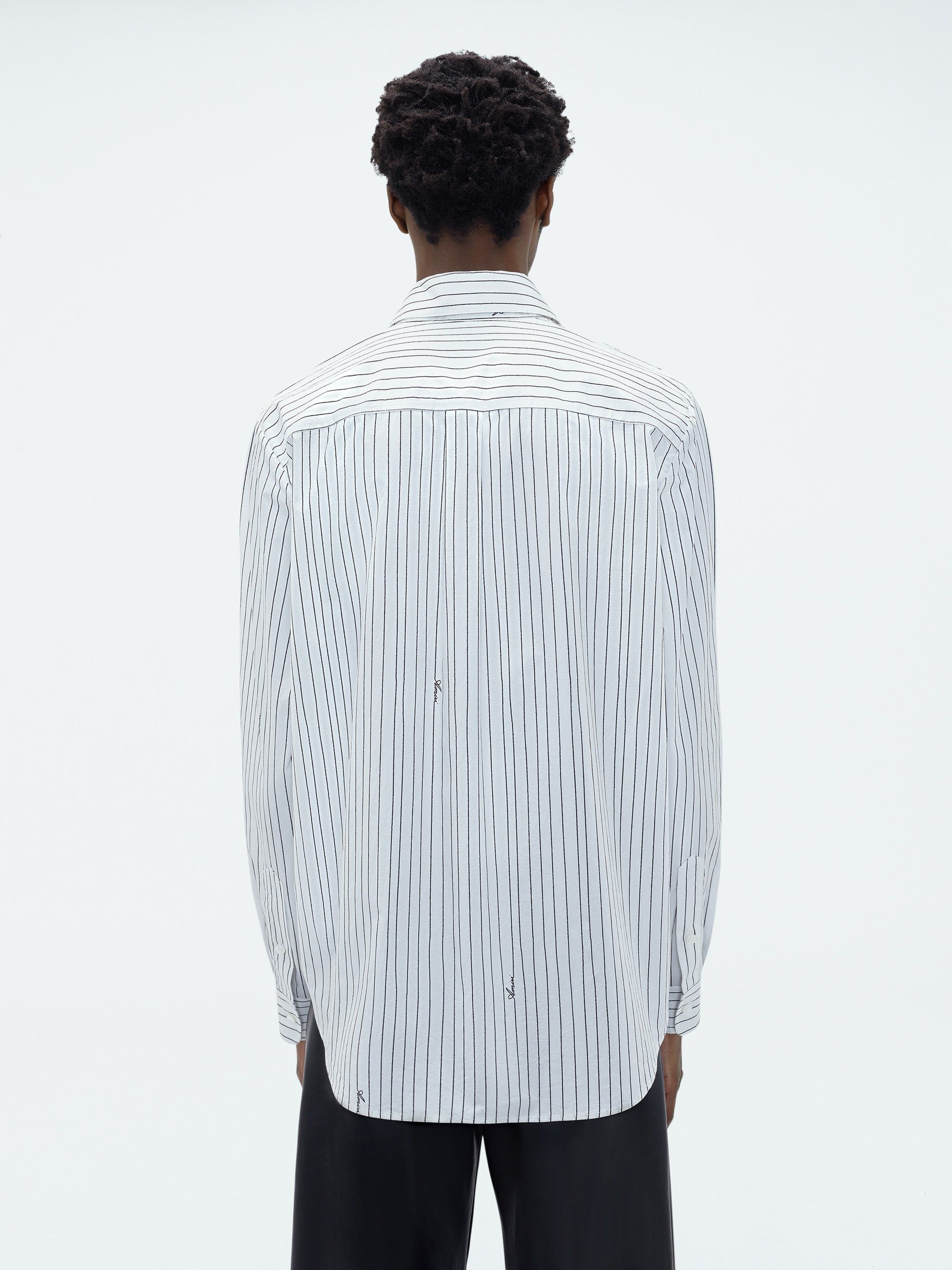 AMIRI SCRIPT POPLIN SHIRT - WHITE sold by AMIRI product image thumbnail 4