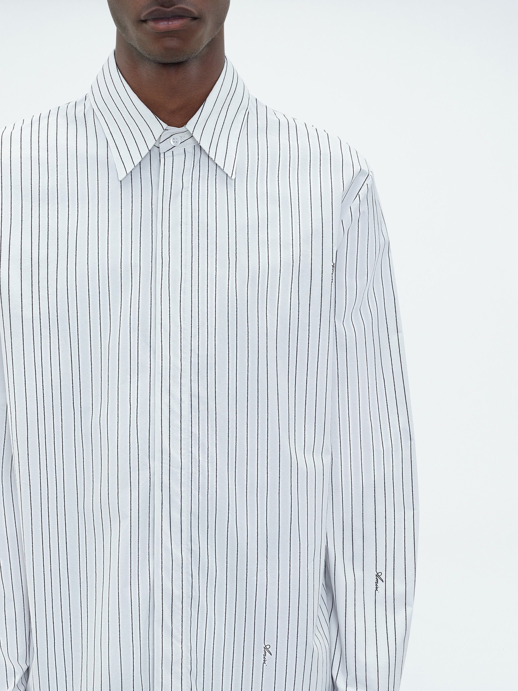 AMIRI SCRIPT POPLIN SHIRT - WHITE sold by AMIRI product image thumbnail 5