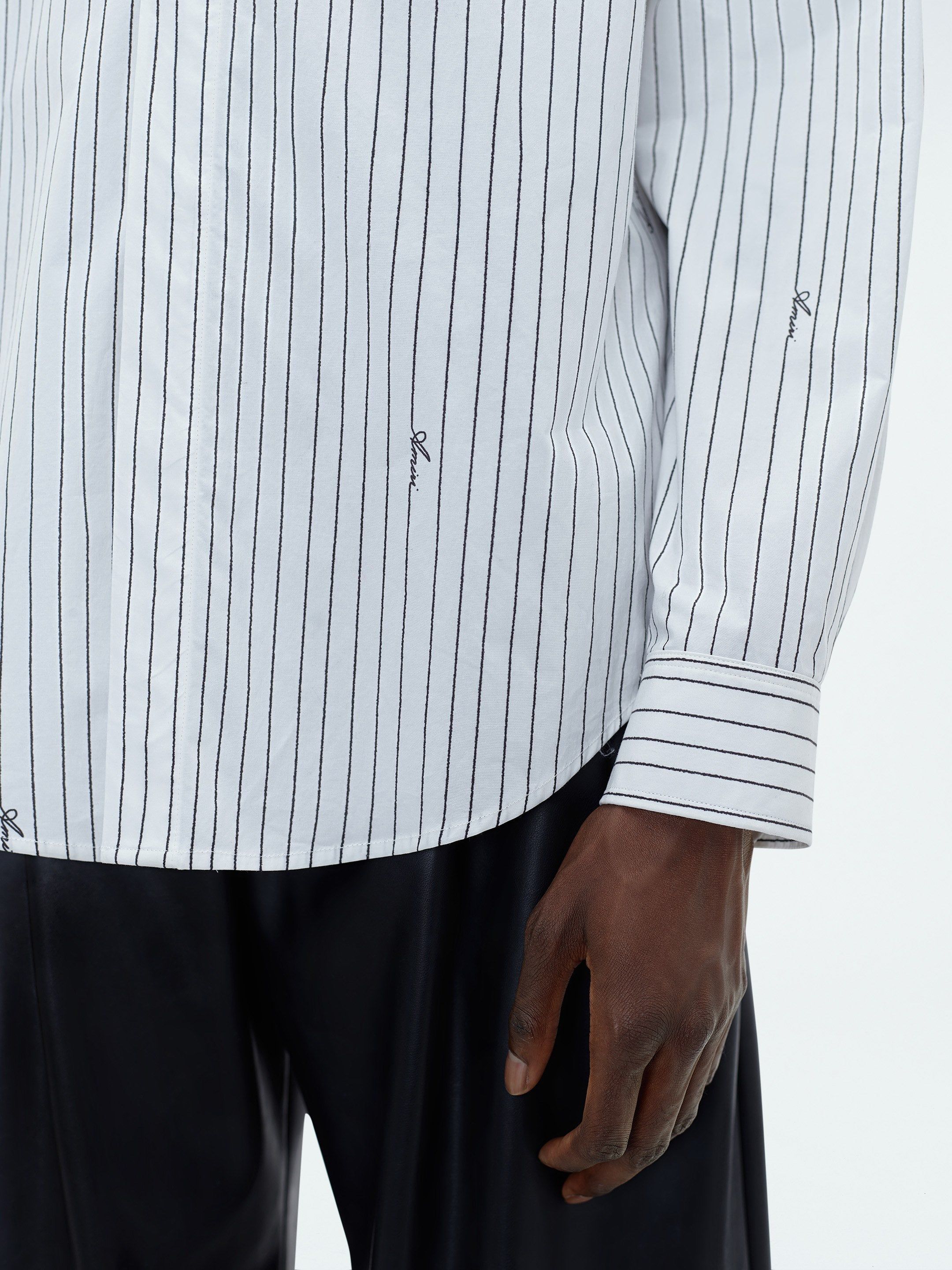 AMIRI SCRIPT POPLIN SHIRT - WHITE sold by AMIRI product image thumbnail 6