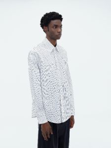 AMIRI SCRIPT POPLIN SHIRT - WHITE sold by AMIRI