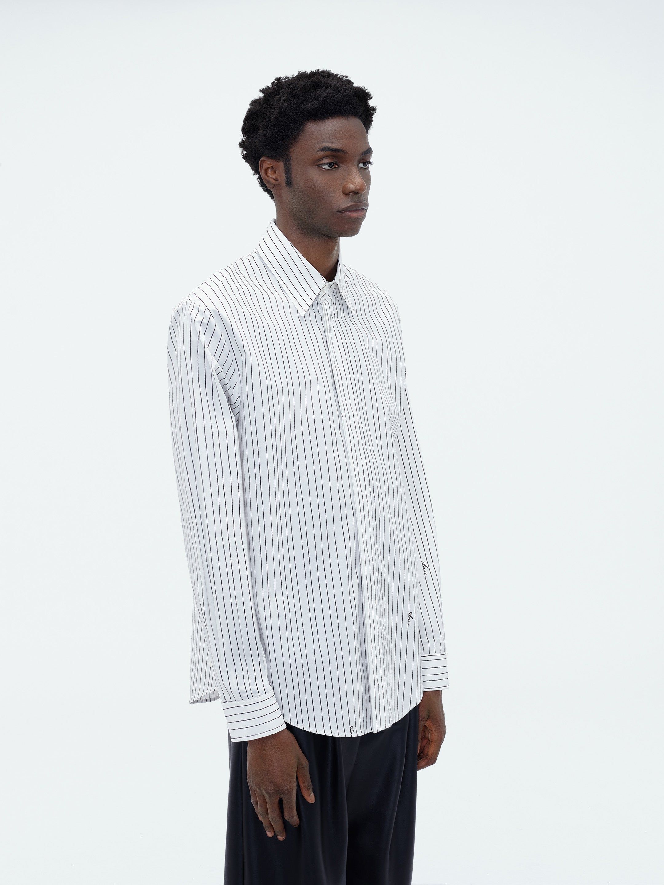 AMIRI SCRIPT POPLIN SHIRT - WHITE sold by AMIRI product image thumbnail 3