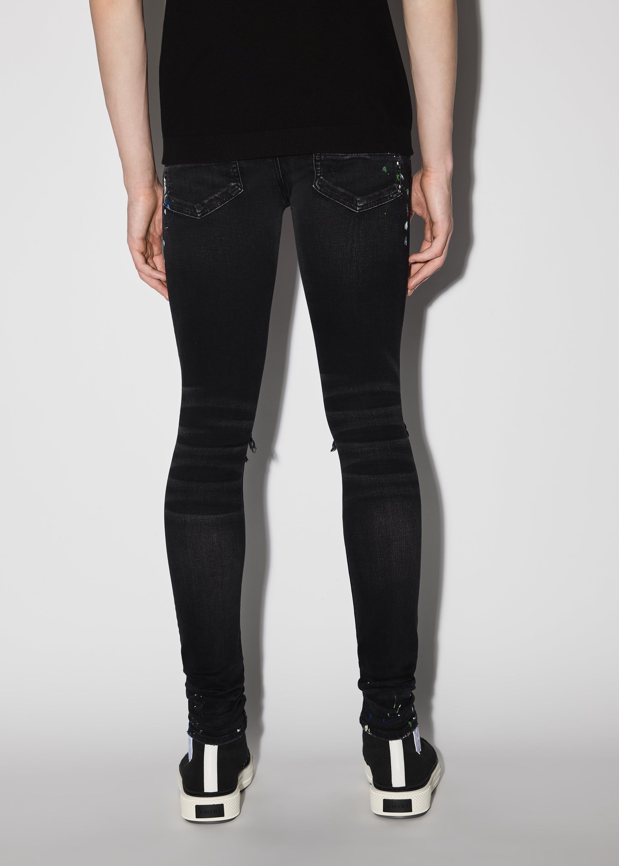 PAINT SPLATTER MX1 - AGED BLACK sold by AMIRI product image thumbnail 4