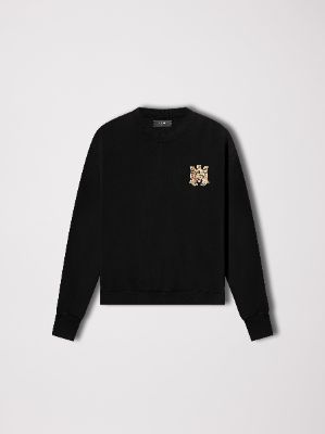 LUNAR NEW YEAR M.A. CREWNECK - BLACK made by AMIRI