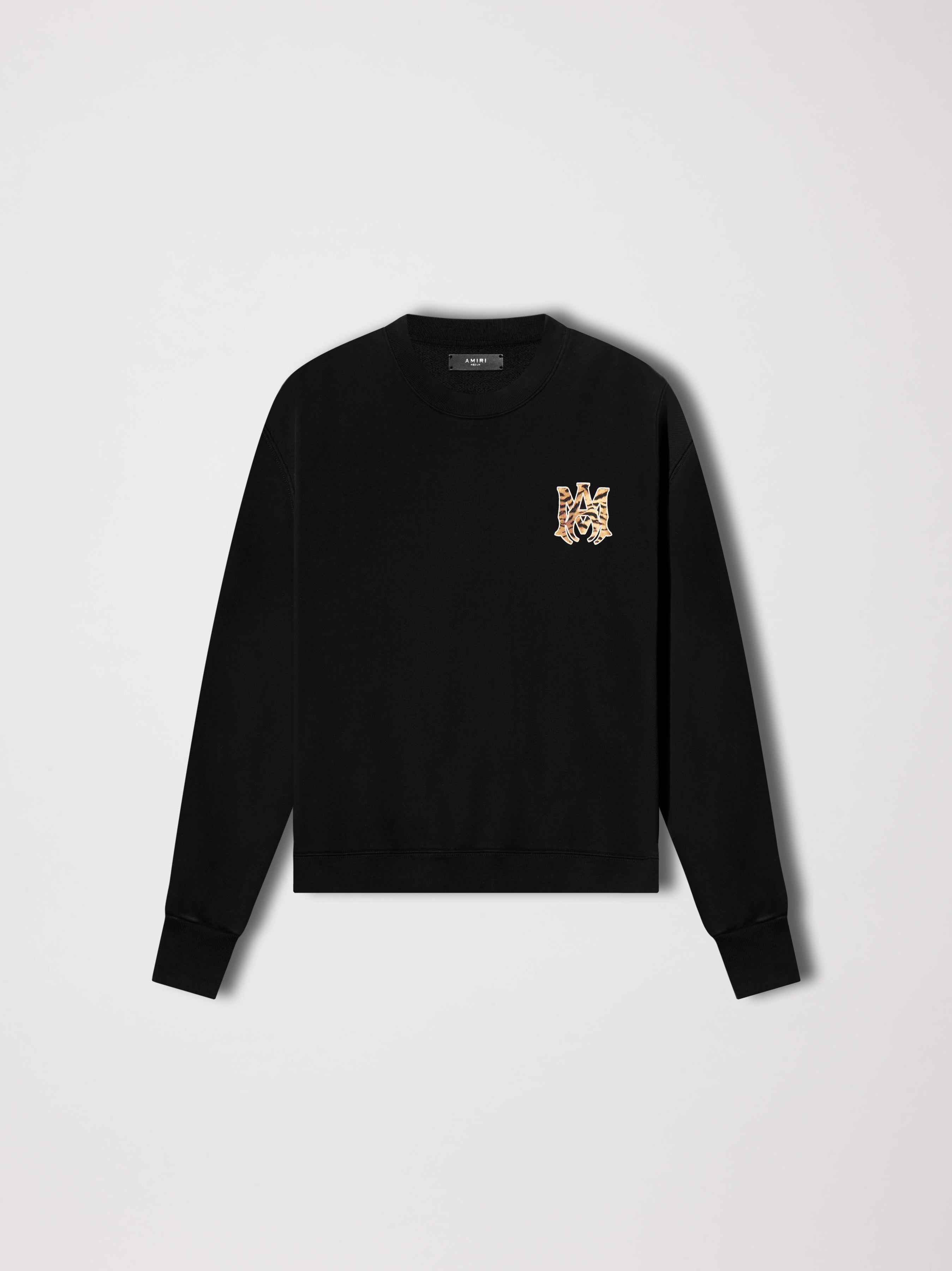 LUNAR NEW YEAR M.A. CREWNECK - BLACK sold by AMIRI
