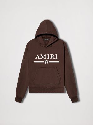 MA BAR LOGO HOODIE - BROWN | Parallel