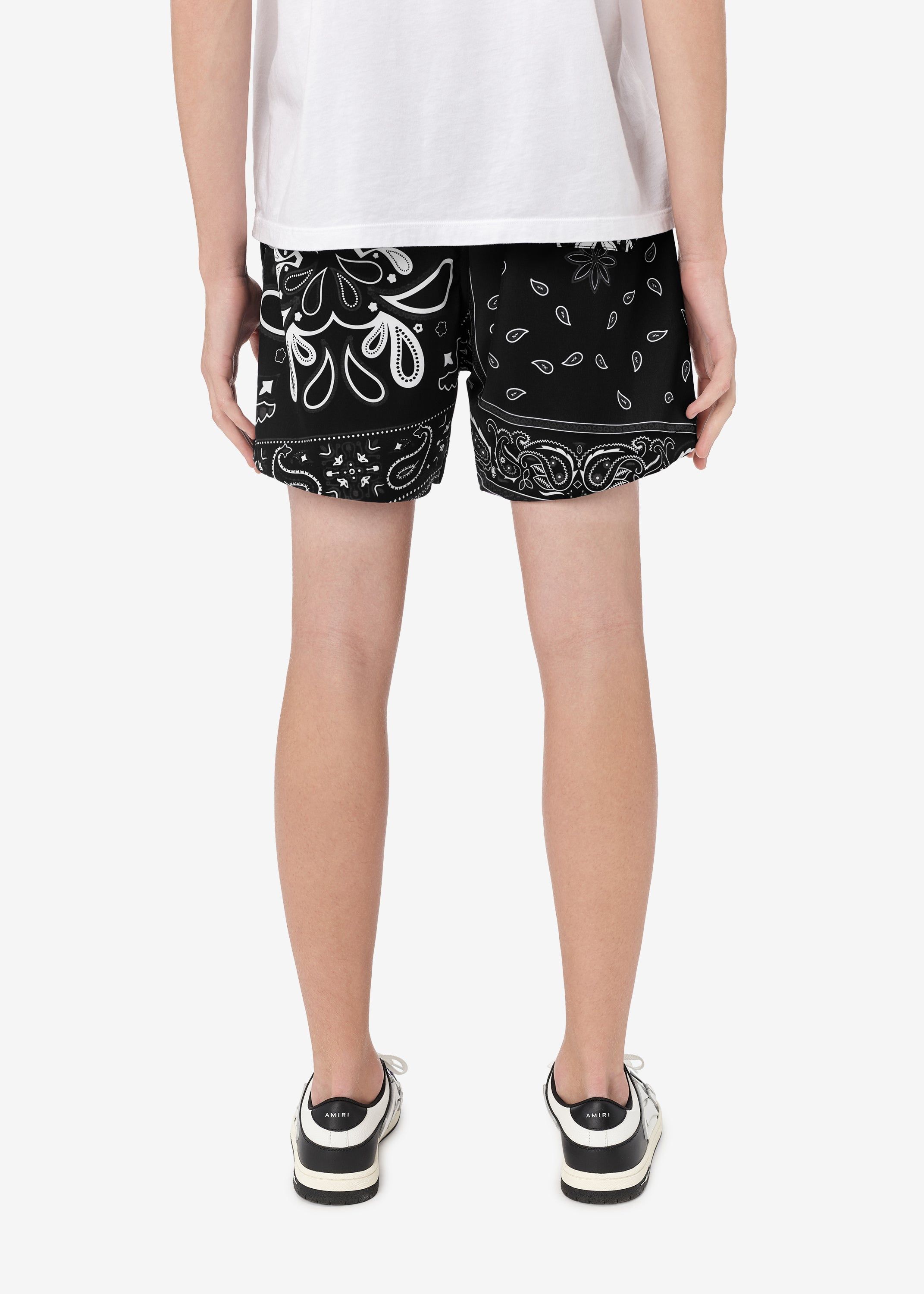 BANDANA SWIM TRUNK - BLACK sold by AMIRI product image thumbnail 4