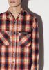AMIRI LOGO FLANNEL - RED / ORANGE sold by AMIRI