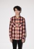 AMIRI LOGO FLANNEL - RED / ORANGE sold by AMIRI
