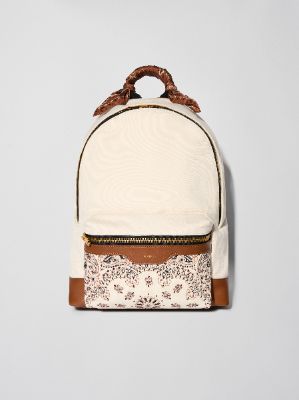 CANVAS BANDANA BACKPACK - IVORY / BROWN made by AMIRI
