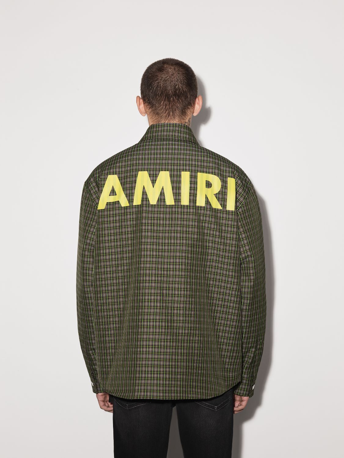 LOGO OVERSHIRT - SAGE sold by AMIRI product image thumbnail 5