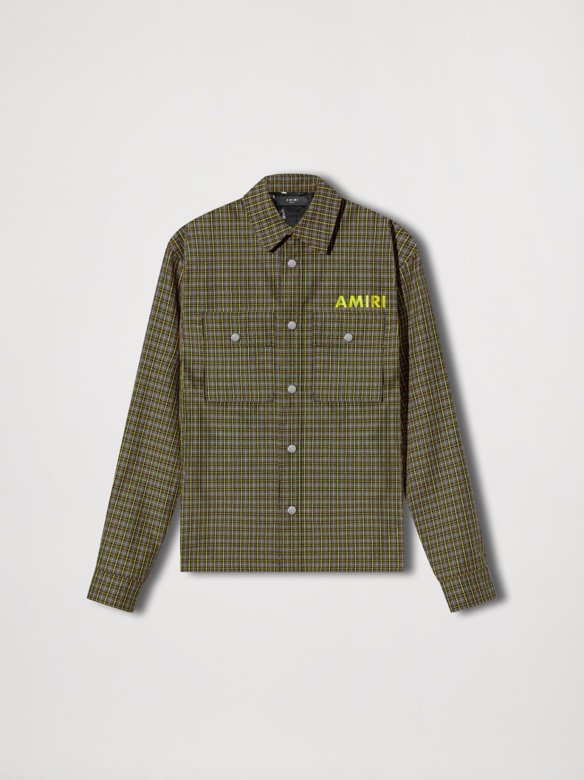 LOGO OVERSHIRT - SAGE sold by AMIRI