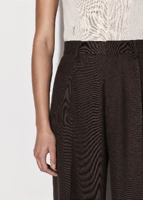 WOMEN - WIDE LEG TROUSER - BROWN sold by AMIRI