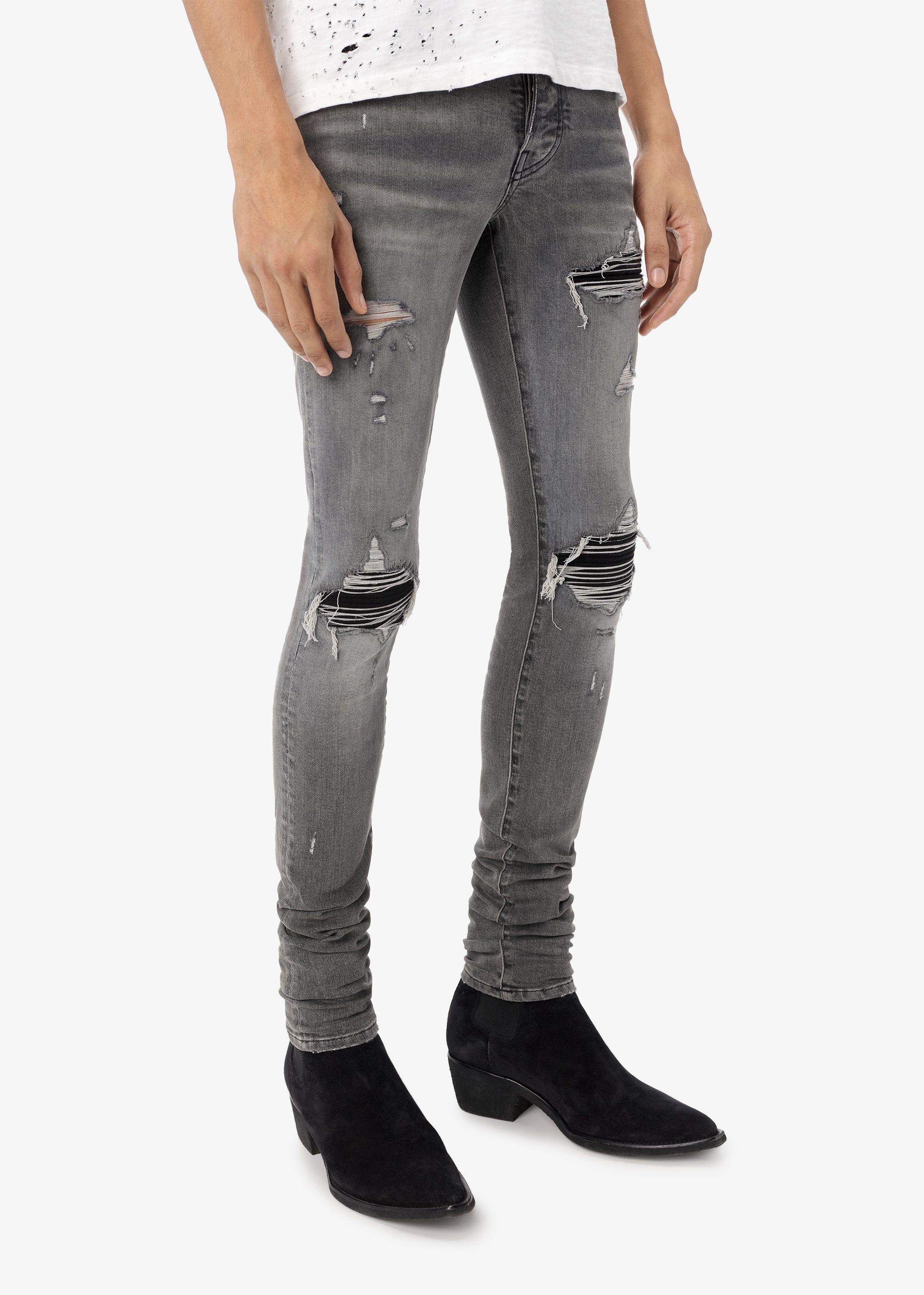 MX1 SUEDE JEAN - CLASSIC GREY sold by AMIRI product image thumbnail 3