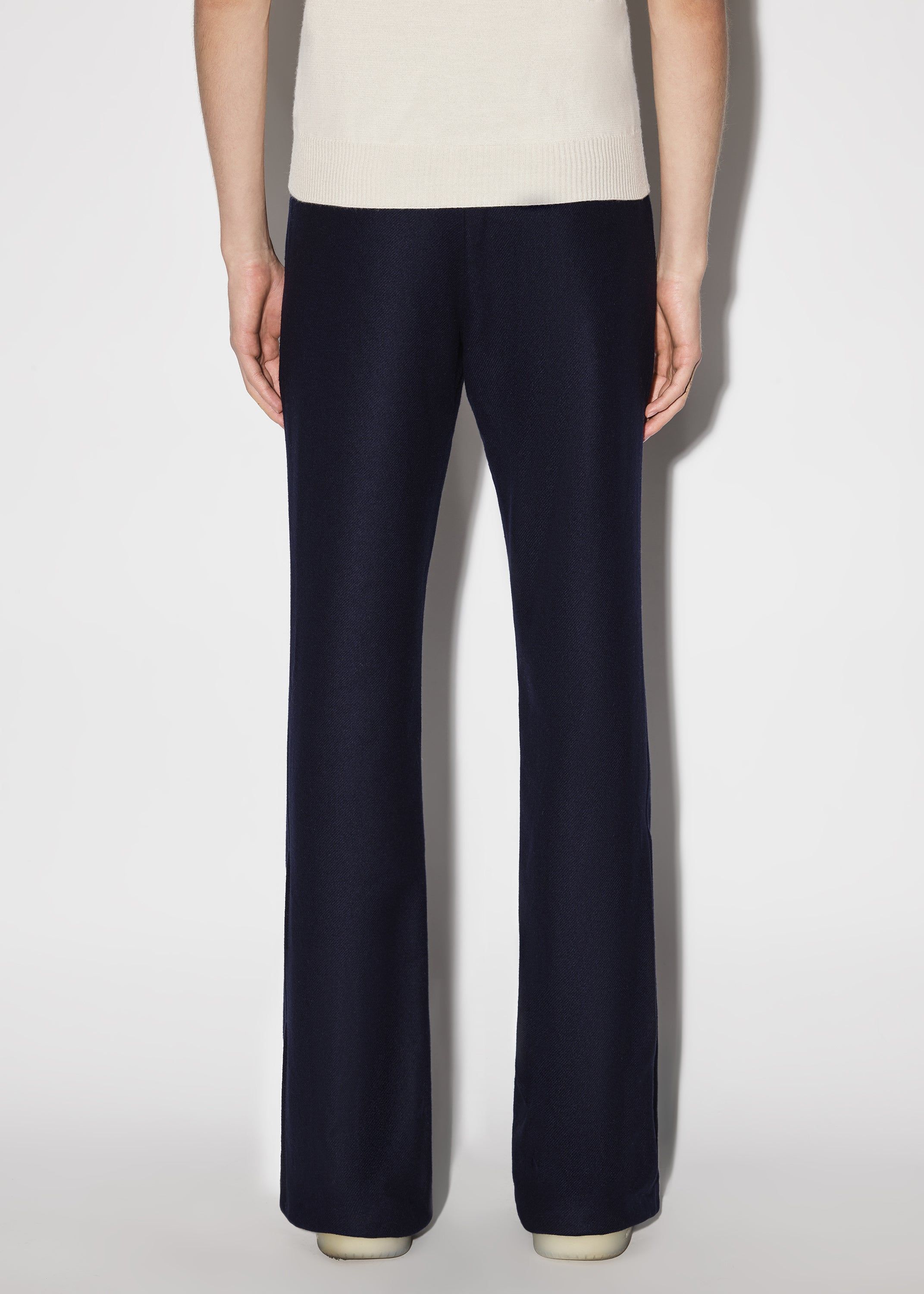 WOOL FLANNEL FLARE PANTS - NAVY sold by AMIRI product image thumbnail 4
