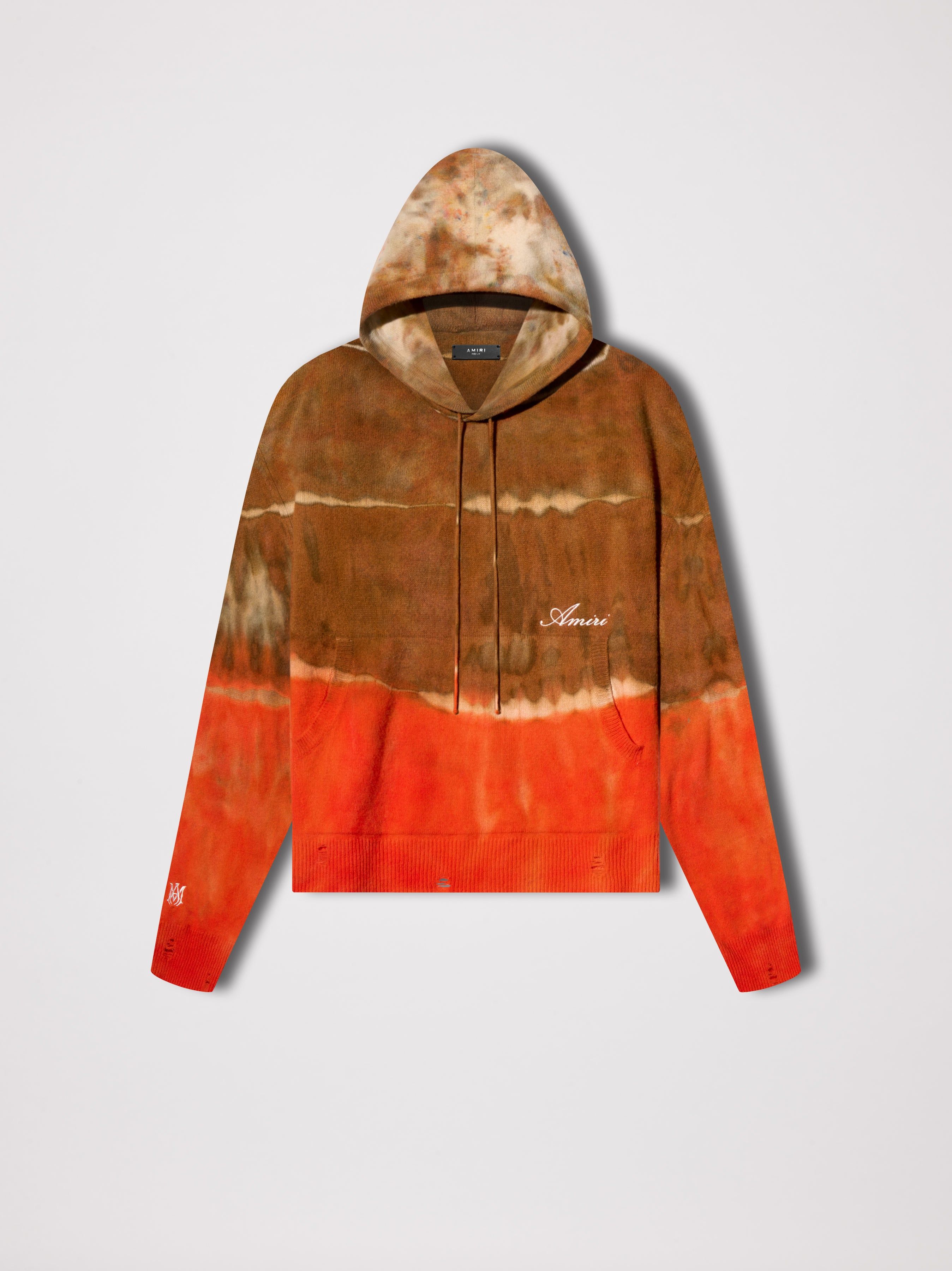 TIE DYE HOODIE - ORANGE sold by AMIRI