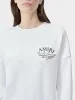WOMEN - WOMEN'S AMIRI ARTS DISTRICT CREW - White sold by AMIRI
