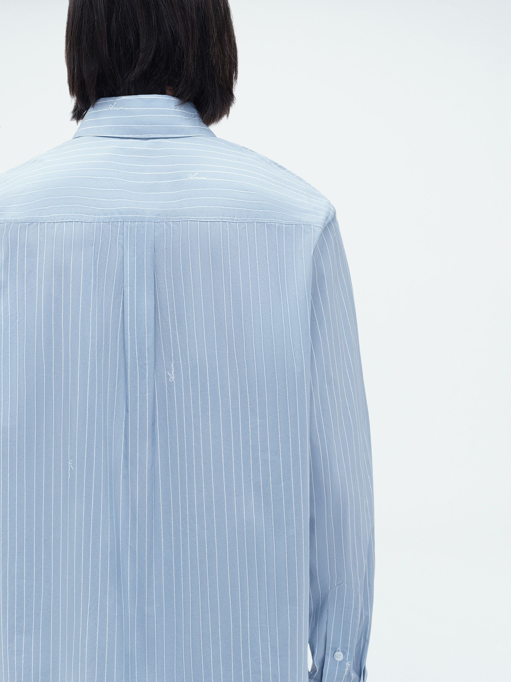 AMIRI SCRIPT POPLIN SHIRT - LIGHT BLUE sold by AMIRI product image thumbnail 7