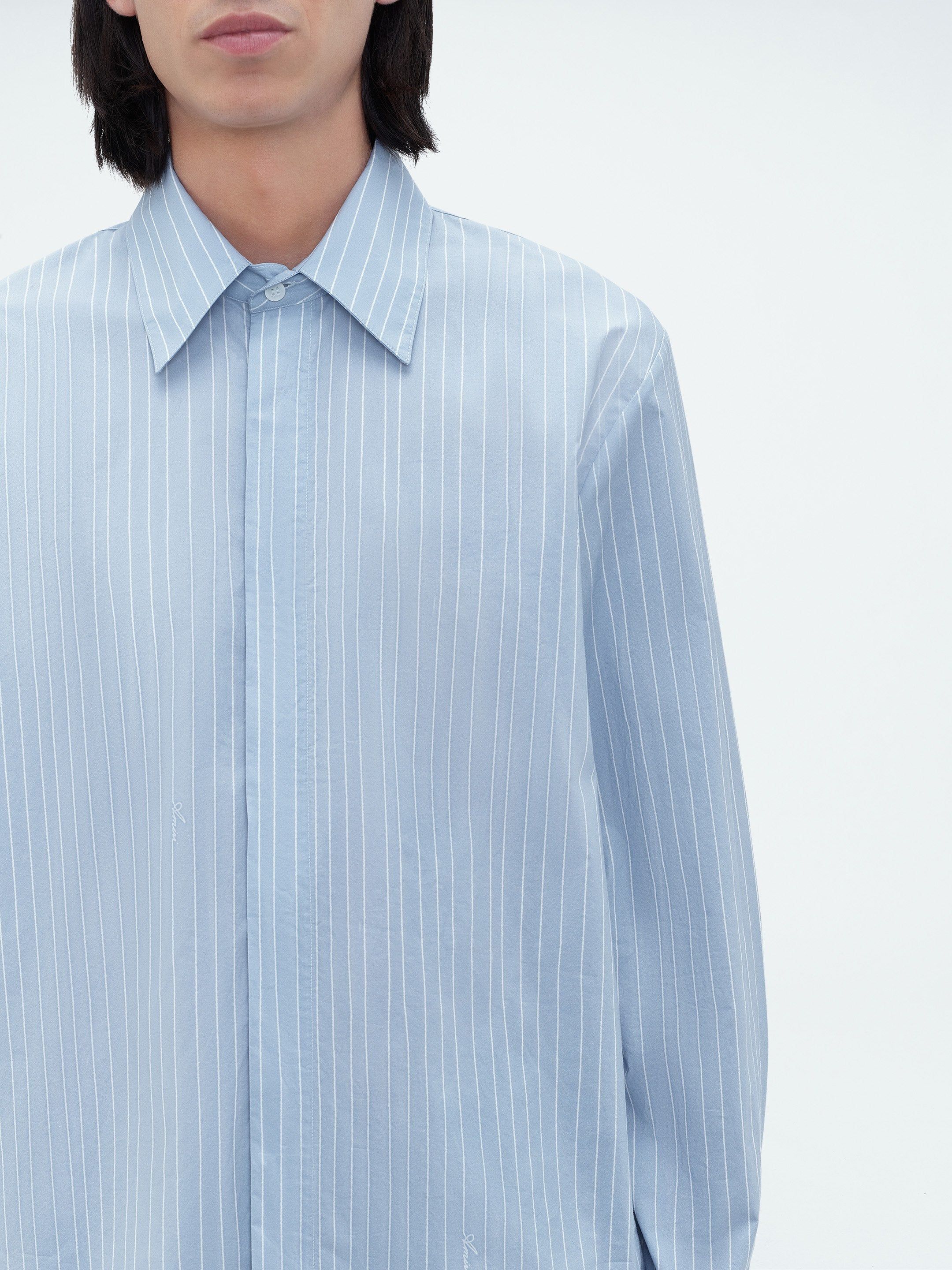 AMIRI SCRIPT POPLIN SHIRT - LIGHT BLUE sold by AMIRI product image thumbnail 5