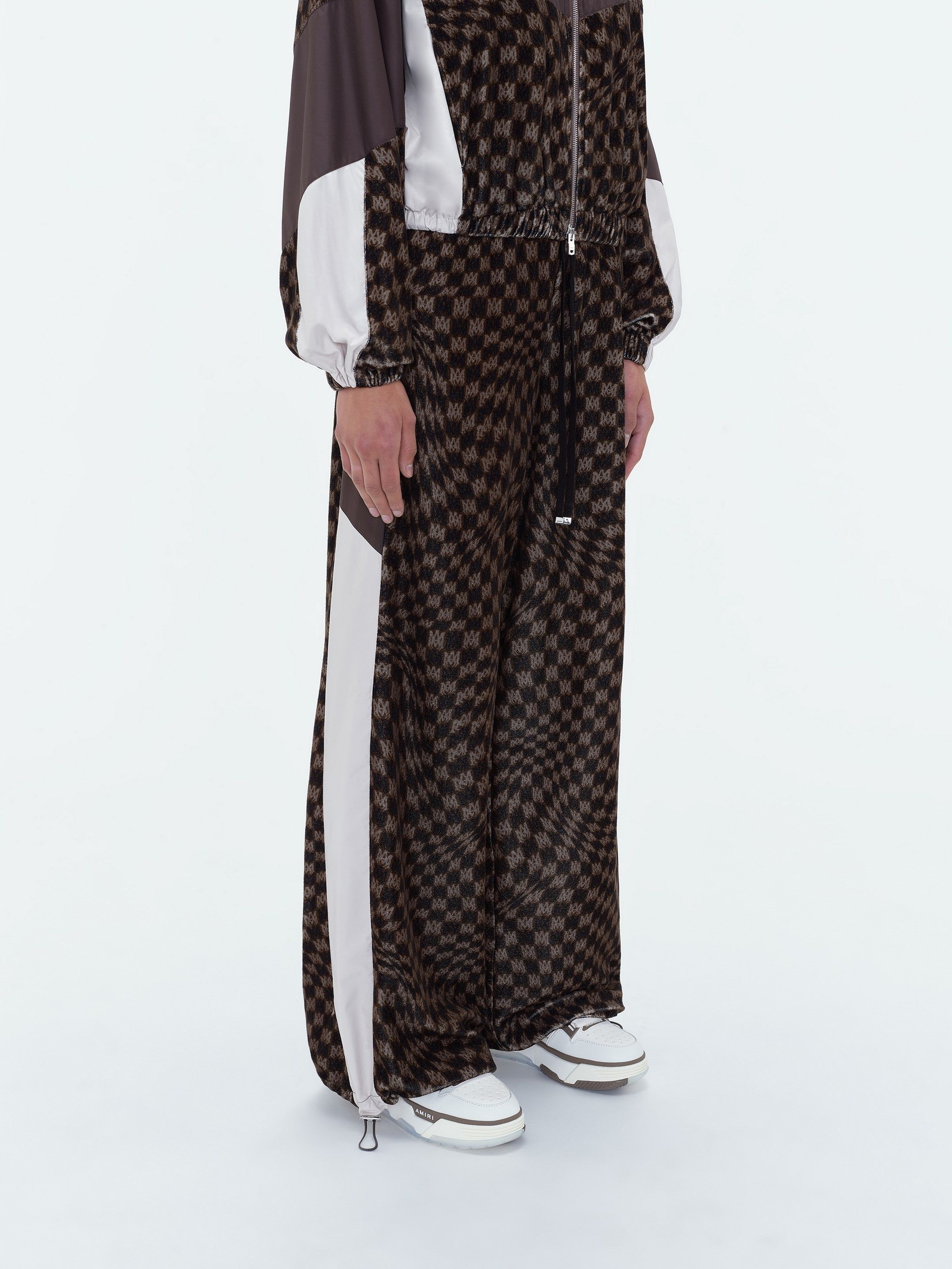 WOMEN - WIDE LEG RETRO TRACK PANT - BROWN MULTI sold by AMIRI product image thumbnail 4