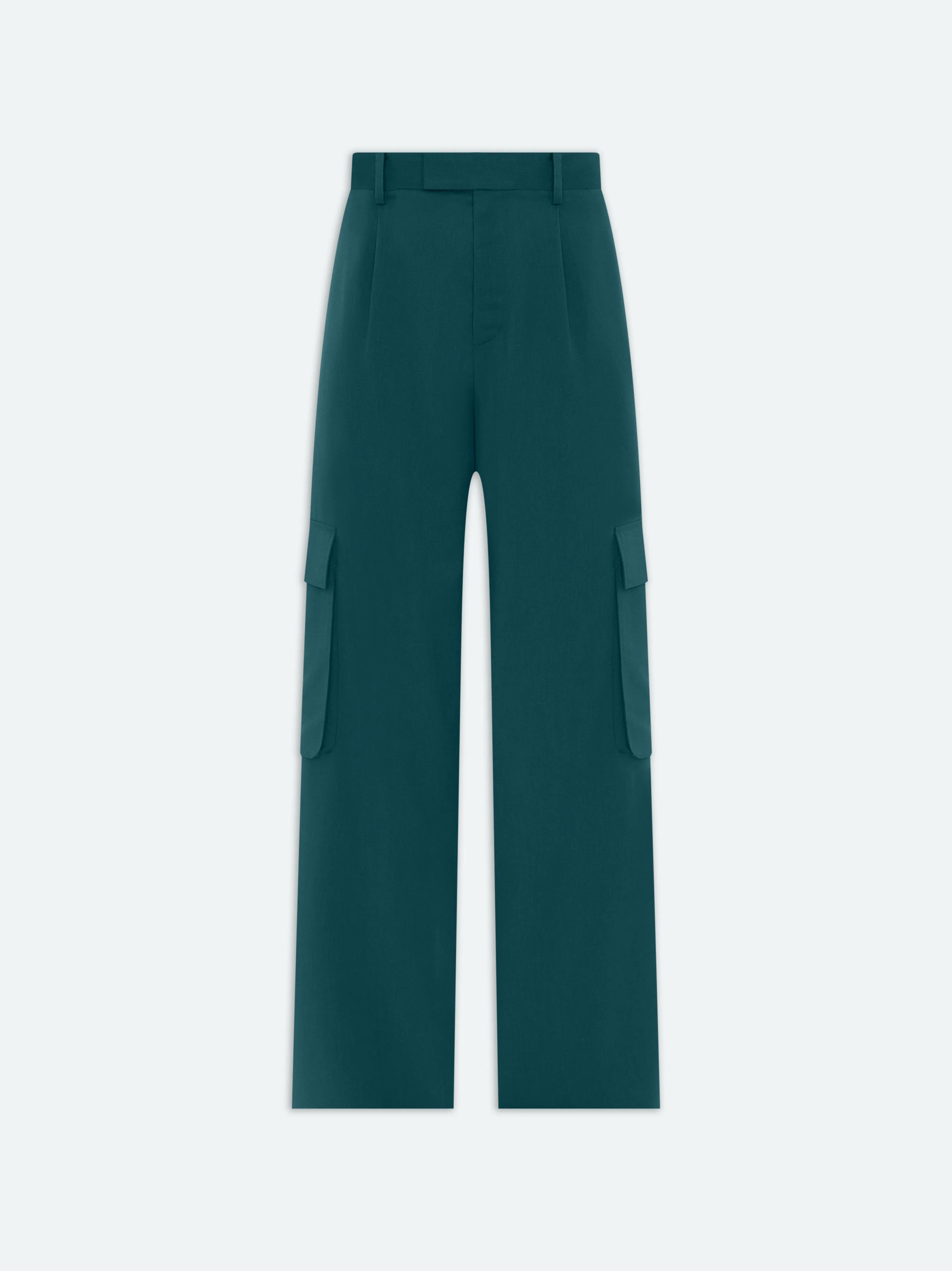 WOMEN - WIDE LEG PLEATED CARGO - Rain Forest sold by AMIRI
