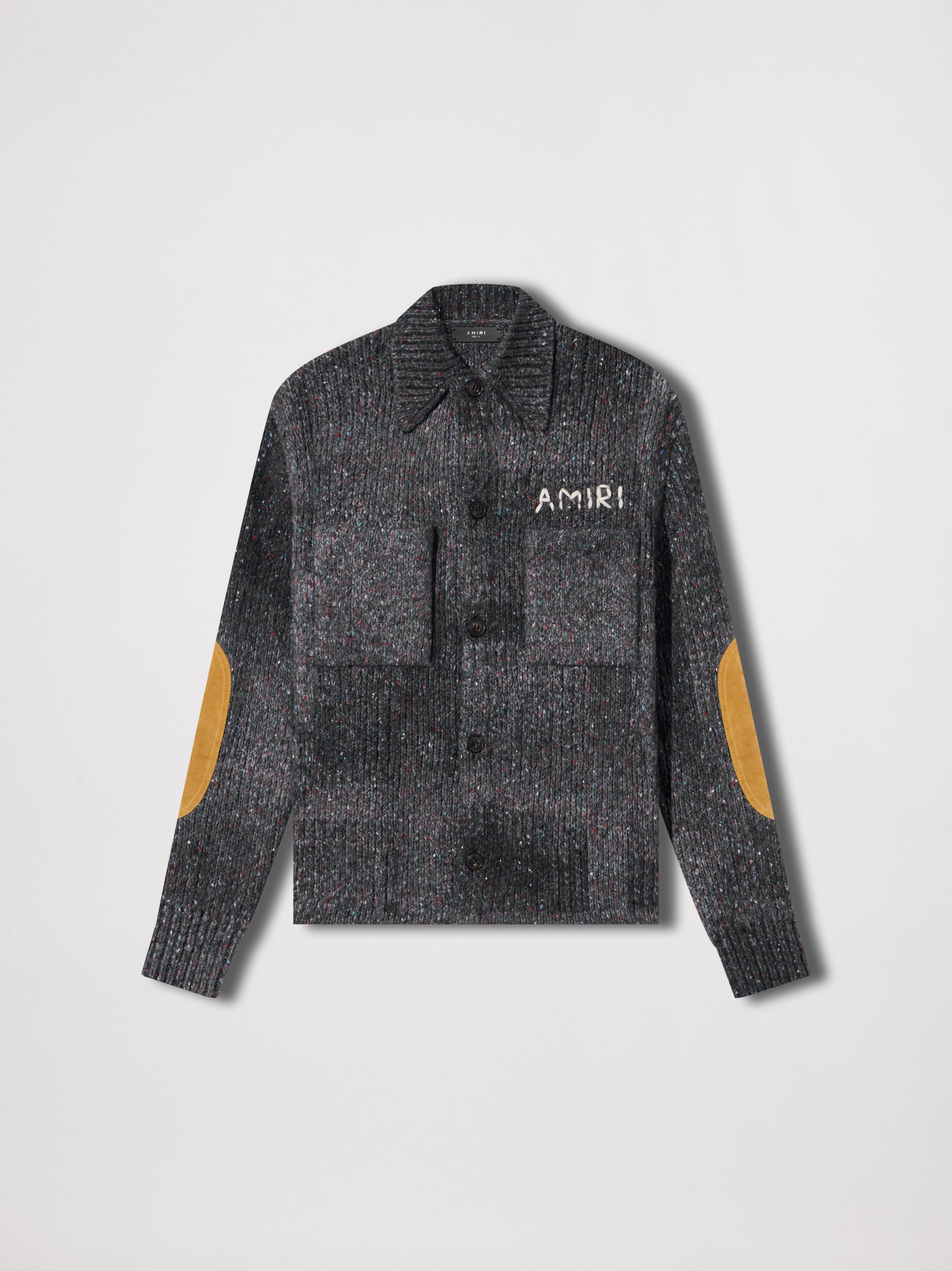SPACE DYE OVERSHIRT - BLACK sold by AMIRI
