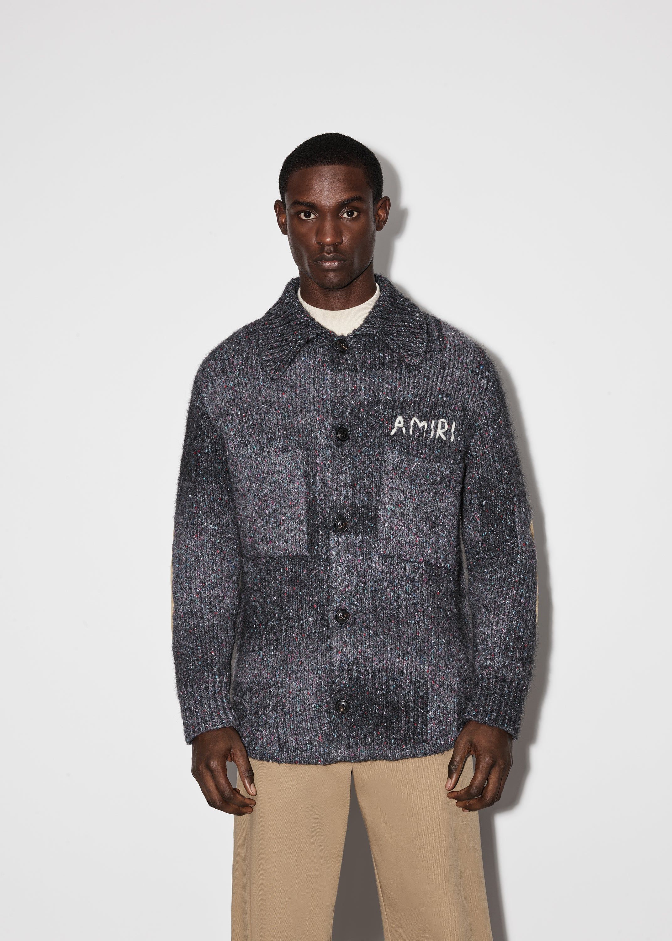 SPACE DYE OVERSHIRT - BLACK sold by AMIRI product image thumbnail 2