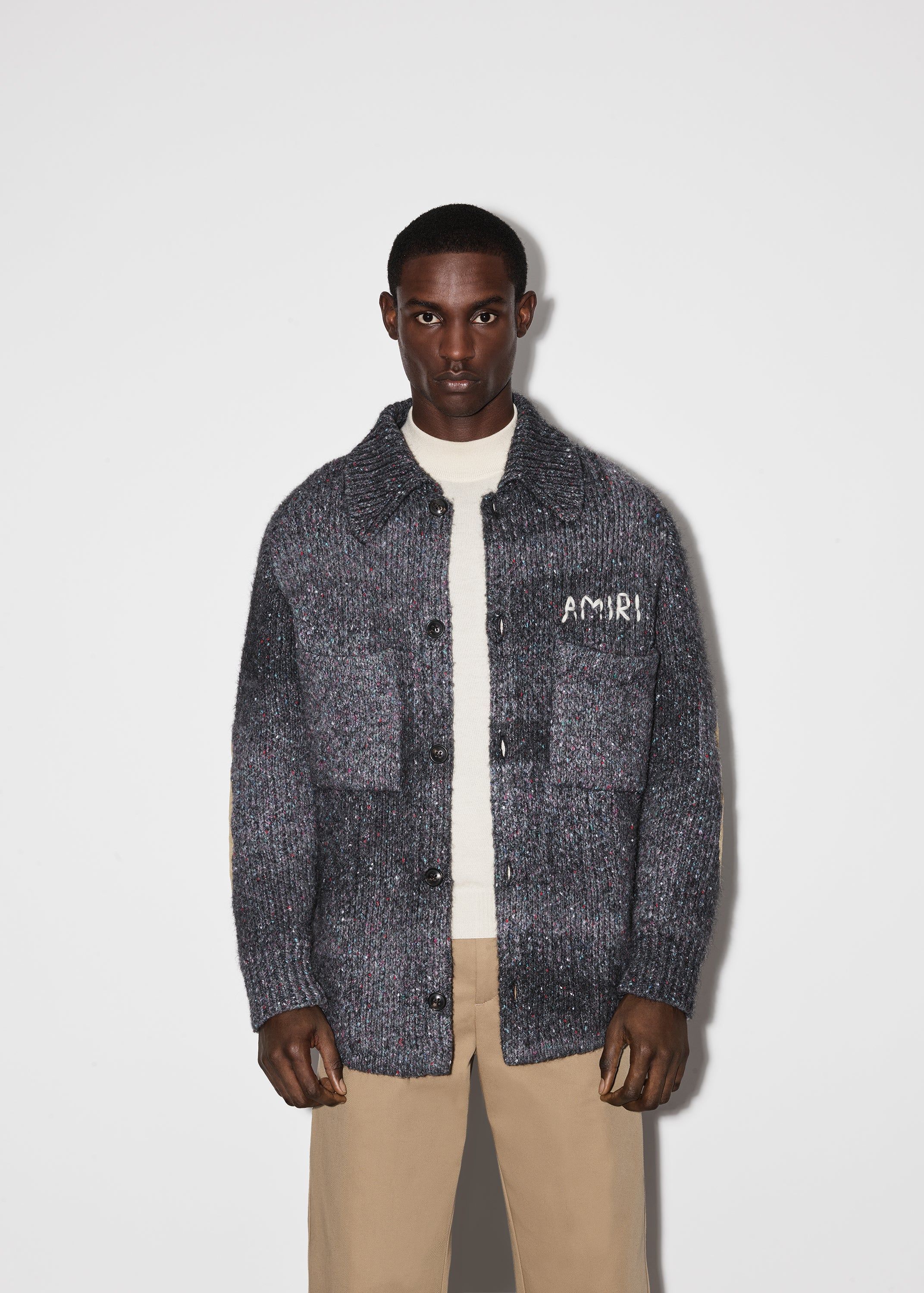 SPACE DYE OVERSHIRT - BLACK sold by AMIRI product image thumbnail 3