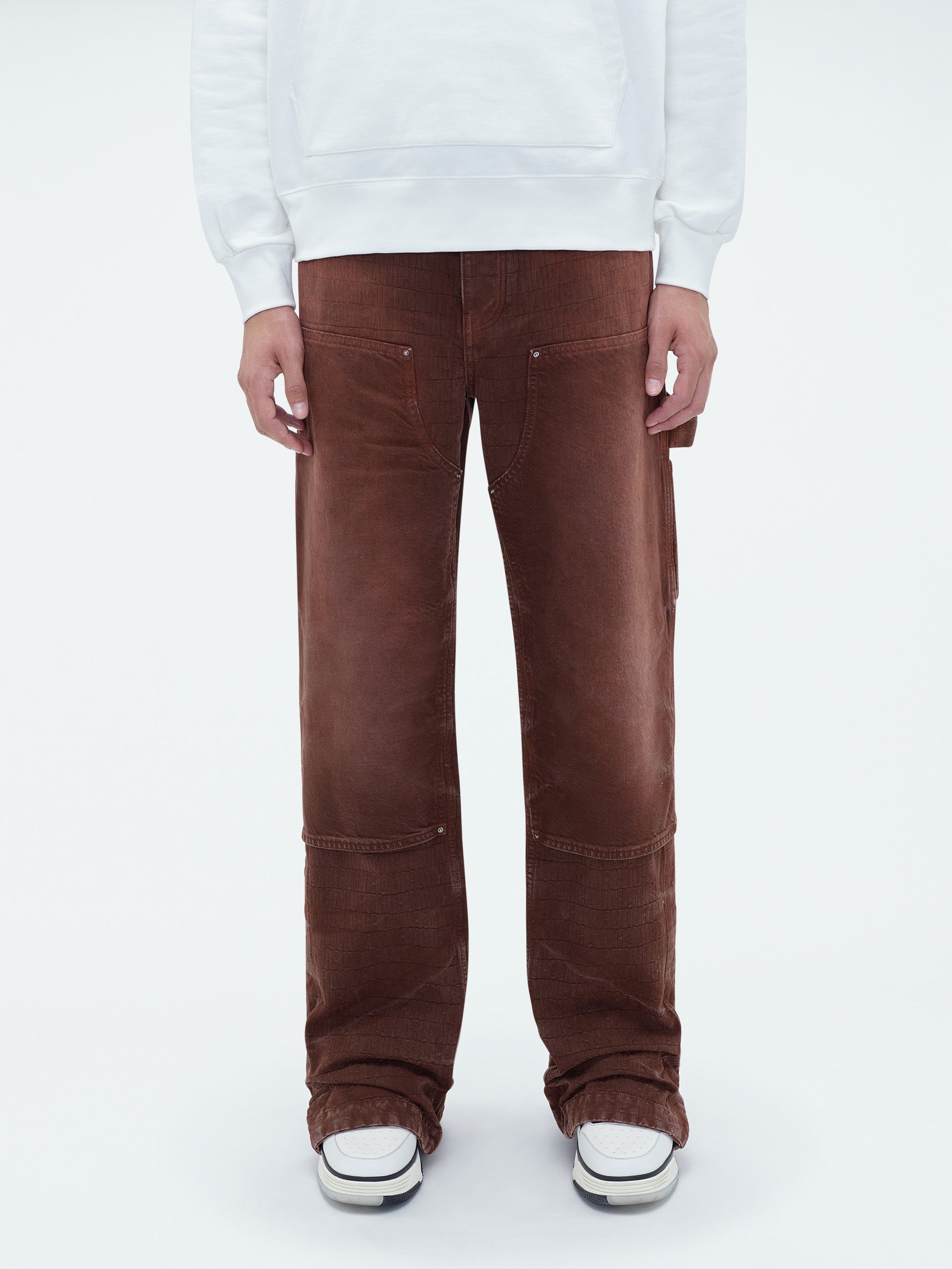 AMIRI JACQUARD CARPENTER JEAN - BROWN sold by AMIRI product image thumbnail 3
