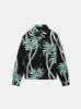 TWISTED PALMS TAPESTRY OVERSHIRT - Black sold by AMIRI