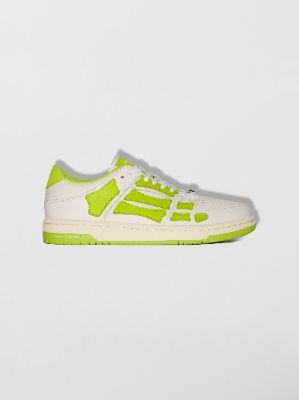 WOMEN - SKEL TOP LOW - WHITE / LIME sold by AMIRI
