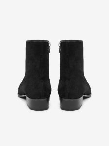 STACK BOOT LEATHER SOLE - BLACK / BLACK sold by AMIRI