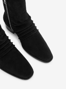 STACK BOOT LEATHER SOLE - BLACK / BLACK sold by AMIRI