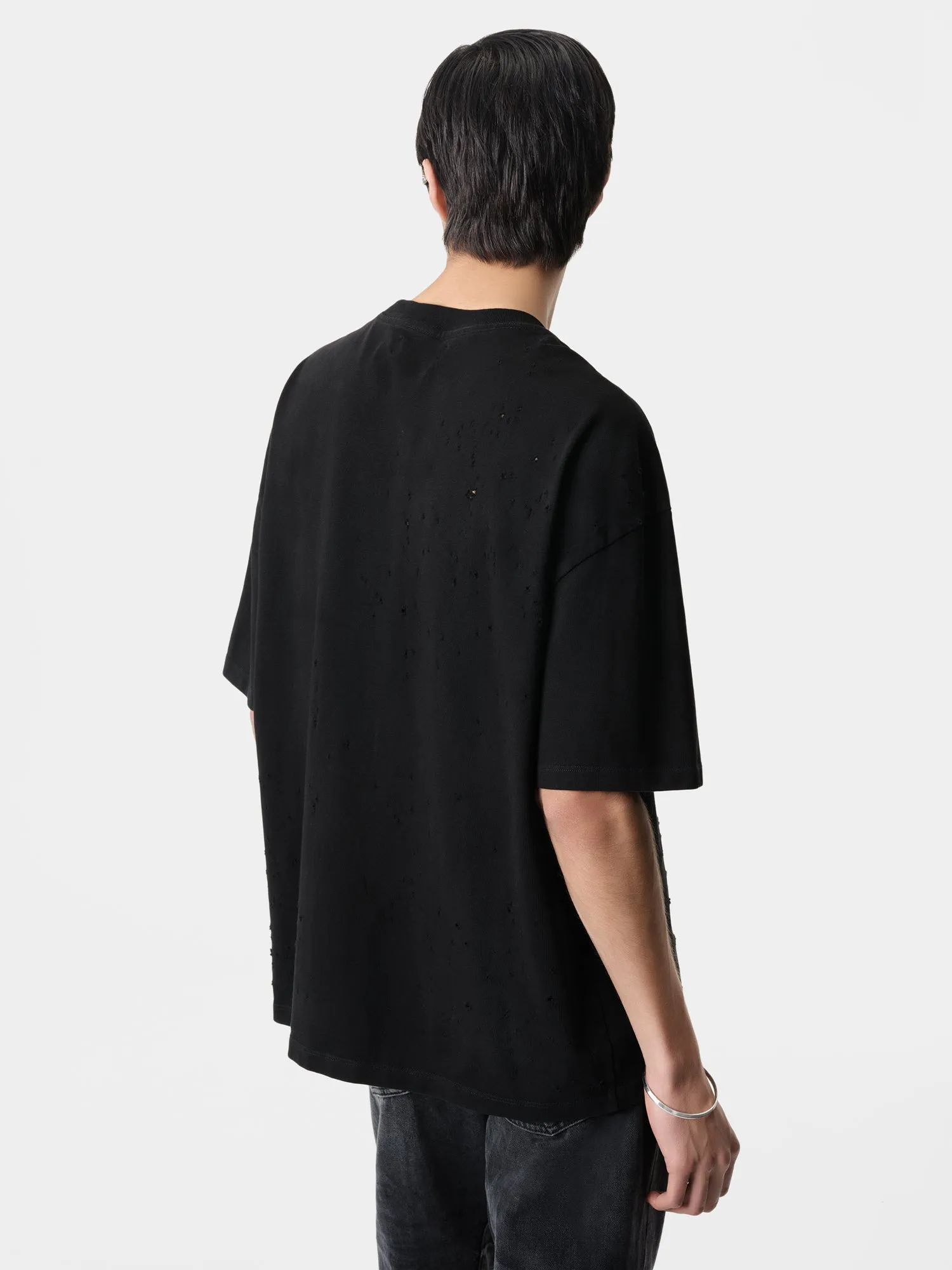 HOLLYWOOD SHOTGUN OVERSIZED TEE - Black sold by AMIRI product image thumbnail 3