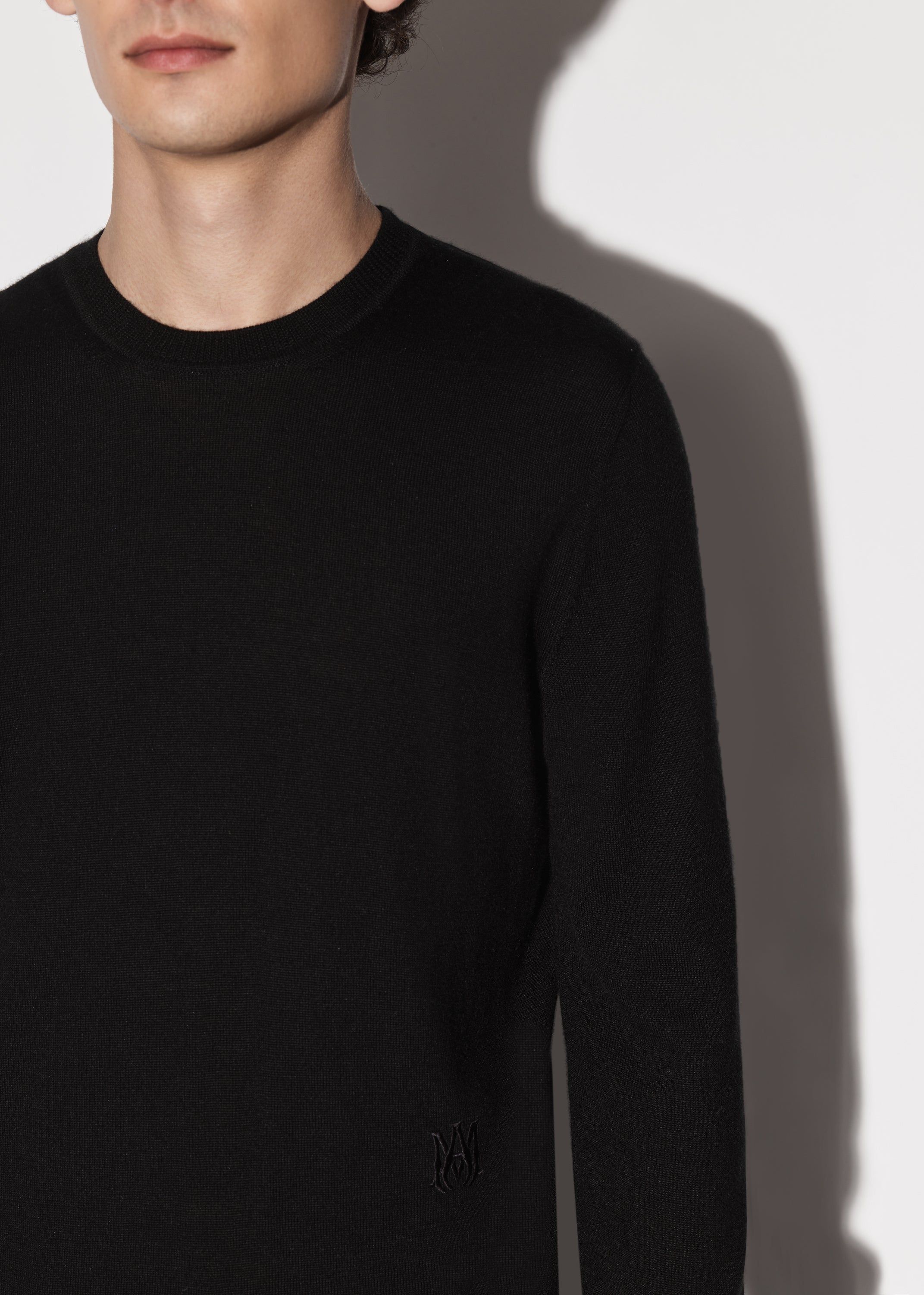 M.A. EMBROIDERED CREW - BLACK sold by AMIRI product image thumbnail 5