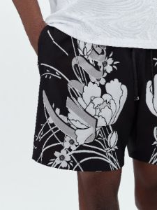 FLORAL AMIRI SWIM TRUNK - BLACK sold by AMIRI