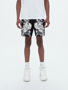 FLORAL AMIRI SWIM TRUNK - BLACK sold by AMIRI