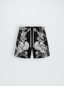 FLORAL AMIRI SWIM TRUNK - BLACK sold by AMIRI