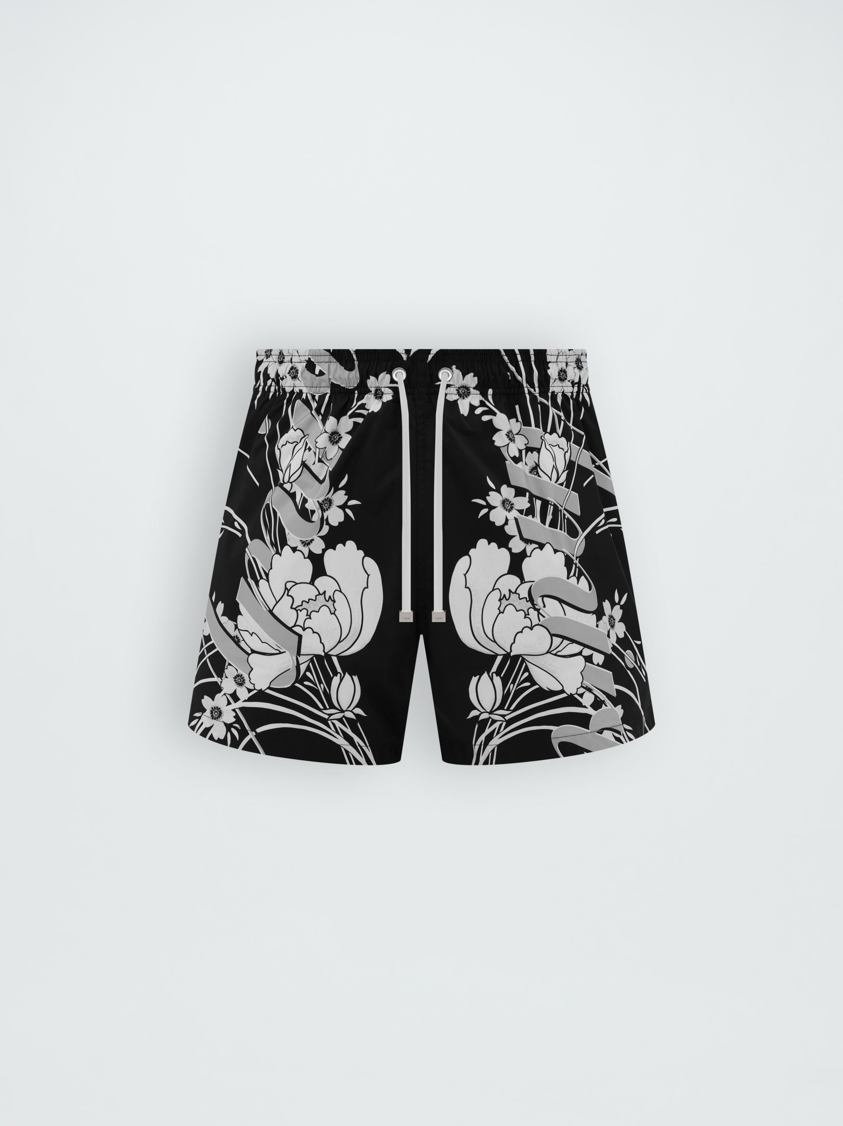 FLORAL AMIRI SWIM TRUNK - BLACK sold by AMIRI
