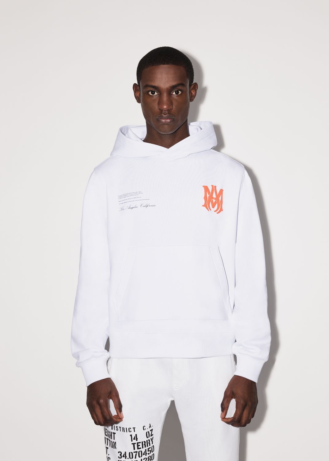 MILITARY SPECS STENCIL HOODIE - WHITE sold by AMIRI product image thumbnail 2